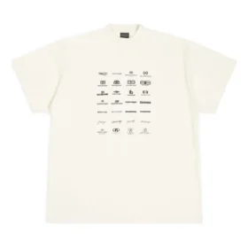 Archives Logos T-shirt Oversized “White” 712398TNVQ79784