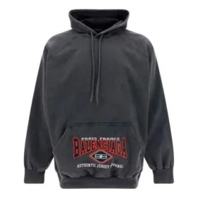B Authentic Vintage Jersey Oversized-hættetrøje “Washed Black” 697879TMVB11000