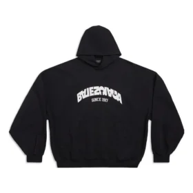 Back Flip Round Hættetrøje Oversized “Black White” 761458TPVG11070