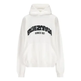 Back Flip Round Hættetrøje Oversized “White Black” 761458TPVG19040