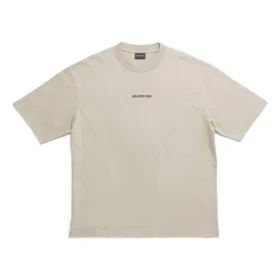Back T-shirt, medium pasform “Beige” 612966TOVJ89763 Back T-shirt, medium pasform “Beige” 612966TOVJ89763