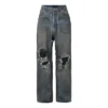 Baggy-jeans med lappede lommer “Blue” 751111TDW143359