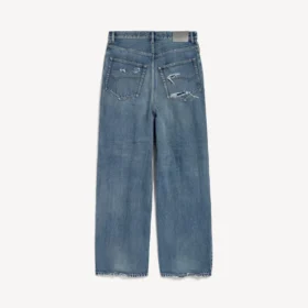 Baggy jeans til mænd i mørkeblå
