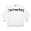 Bal.com Langærmet T-shirt Oversized “White” 739027TOVO19081