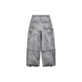 Bal Diagonal Allover-Cargo-bukser “Light Blue” 767971TDW144979