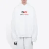 Balenciaga Alphabet Printing Loose hvid til mænd 620973TIVD49000