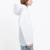 Balenciaga Back Alphabet-hættetrøje til mænd med lange ærmer, hvid, 556113TAV379000