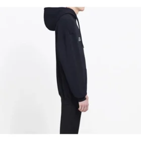 Balenciaga BB-logo på brystet til mænd, sort 556143TDV521000