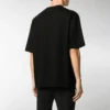 Balenciaga BLogo-print til mænd, kortærmet, sort 612966TJVD61000