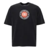 Balenciaga Circular BB Alphabet Logo kortærmet T-shirt til mænd, sort 641614TJV761000