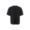 Balenciaga Circular BB Alphabet Logo kortærmet T-shirt til mænd, sort 641614TJV761000