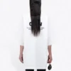 Balenciaga Crew-trøje med print til mænd, kortærmet, hvid 620941TIV749040
