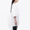 Balenciaga Crew-trøje med print til mænd, kortærmet, hvid 620941TIV749040