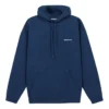 Balenciaga-fleeceforet, løs model med hætte og lange ærmer til mænd, blå 570811TJV854866