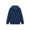 Balenciaga-fleeceforet, løs model med hætte og lange ærmer til mænd, blå 570811TJV854866
