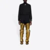Balenciaga FW21 Alphabet langærmet sportstrøje til mænd, sort, 661749444B81077