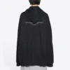 Balenciaga FW21 Boxy Loose langærmet hættetrøje til mænd, sort 651799TJV910107