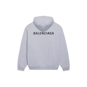 Balenciaga FW21 herre-T-shirt med logo-print, lange ærmer, grå 600583TIV841167