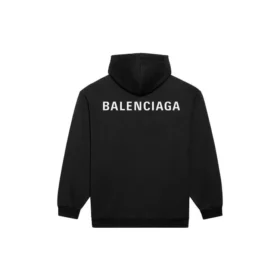 Balenciaga FW21 langærmet T-shirt med logo til mænd, sort 600583TIV841070