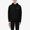 Balenciaga FW21 langærmet T-shirt med logo til mænd, sort 600583TIV841070