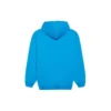 Balenciaga FW21 Logo-hættetrøje med lange ærmer til mænd, blå 570811TIV557560