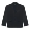 Balenciaga FW21 Retro Knit Large Jakke til mænd, sort, 662388TAV041000