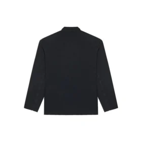 Balenciaga FW21 Retro Knit Large Jakke til mænd, sort, 662388TAV041000