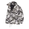 Balenciaga FW21 skulderfri jakke til mænd, grå, 663004TKLD41240