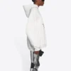 Balenciaga FW21 til mænd – Hi My Name Is med alfabetmønster, langærmet, hvid 651799TKVF29081