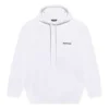 Balenciaga-hættetrøje til mænd, af ren bomuld, hvid 570811TJV859040