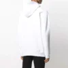Balenciaga-hættetrøje til mænd, af ren bomuld, hvid 570811TJV859040