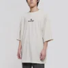 Balenciaga-herre-T-shirt med alfabetlogo, korte ærmer, grå og hvid, 641614TJVA99054