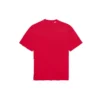 Balenciaga herre-T-shirt med alfabetmønster, hulmønster, rund hals og korte ærmer, rød 651795TKVB86295