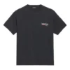 Balenciaga-herre-T-shirt med alfabetprint og korte ærmer, sort 641675TIV521070
