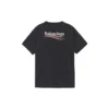 Balenciaga-herre-T-shirt med alfabetprint og korte ærmer, sort 641675TIV521070