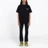 Balenciaga-herre-T-shirt med alfabetprint og korte ærmer, sort 641675TIV521070