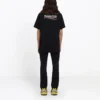 Balenciaga-herre-T-shirt med alfabetprint og korte ærmer, sort 641675TIV521070