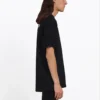 Balenciaga-herre-T-shirt med alfabetprint og korte ærmer, sort 641675TIV521070