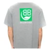 Balenciaga herre-T-shirt med brystlogo, kortærmet, grå 594579THV631300