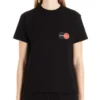 Balenciaga herre-T-shirt med brystlogo, rund hals og korte ærmer, sort 620967TIV791000