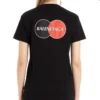 Balenciaga herre-T-shirt med brystlogo, rund hals og korte ærmer, sort 620967TIV791000