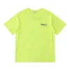 Balenciaga herre-T-shirt med lille logo, rund hals og korte ærmer, gul, 620967TJVF77110