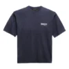 Balenciaga herre-T-shirt med Political Campaign-print, kortærmet, marineblå 570803TAV444128