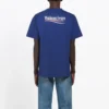 Balenciaga herre-T-shirt med Political Campaign-print, korte ærmer, kongeblå 508203TAV444540