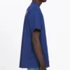 Balenciaga herre-T-shirt med Political Campaign-print, korte ærmer, kongeblå 508203TAV444540