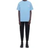 Balenciaga herre-T-shirt med Political Campaign-print, rund hals og korte ærmer, blå 570803TBV425840