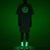 Balenciaga-herre-T-shirt med smilende ansigt, korte ærmer, hvid 651795TKV769140