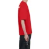 Balenciaga herre-T-shirt med stort logo, retro-stil, korte ærmer, rød 612966TIVG56540