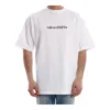 Balenciaga herre-T-shirt med symbolsk rund hals og alfabet-print, kortærmet, hvid 620969TIV509040
