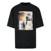 Balenciaga herre-T-shirt, mellemlang, rund hals, korte ærmer, sort 641614TJVG81000